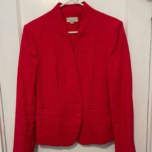 LOFT Women's Hot Pink Blazer - Size 6